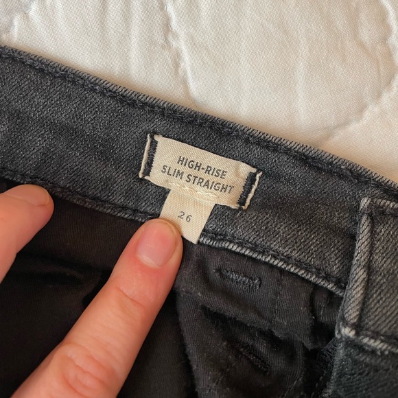 Madewell High Rise Slim Straight Jeans - Picture 8 of 13